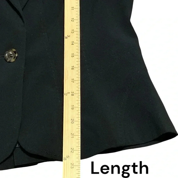 Bandolino stretch black blazer size 10 - Picture 6 of 7
